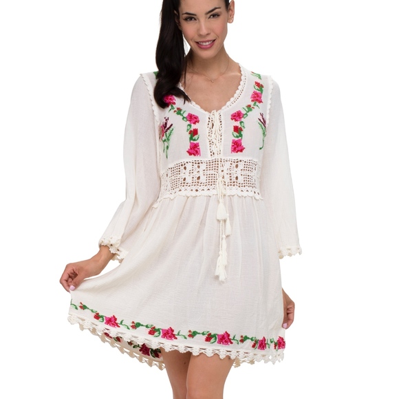 BLUE Dresses & Skirts - BLUE + Paloma Floral Lux Summer Dress NWT